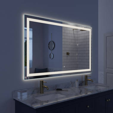 Mirror with built store in light